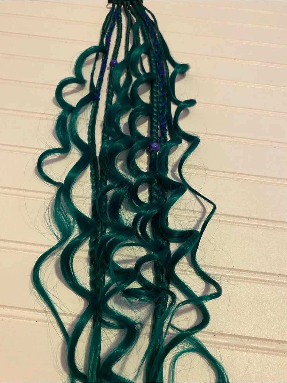 Teal Hair Extension Braids - Women Hair Accessory